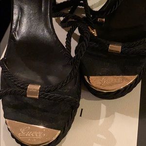 Gucci rope heels NIB
